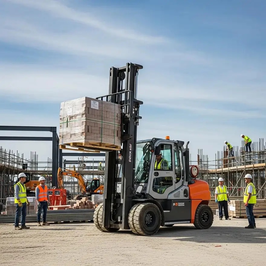 Forklift arranged for an Alexandria warehouse through the HireHub network