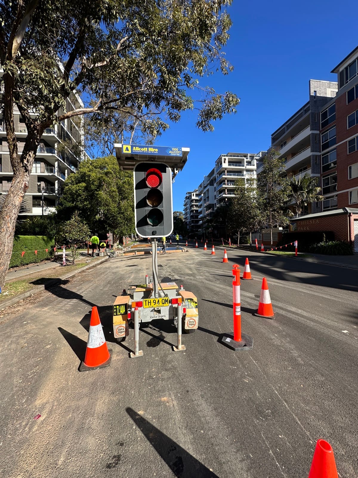 Portable Traffic Lights