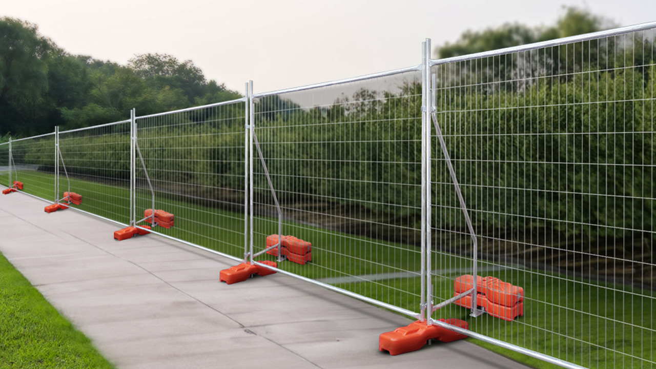 Temporary fencing set up for a Castle Hill site through the HireHub network